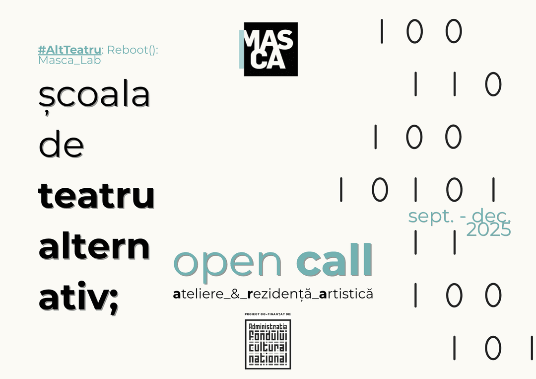 Înscrieri la Masca Lab - Școala de Teatru Alternativ, București 2025
