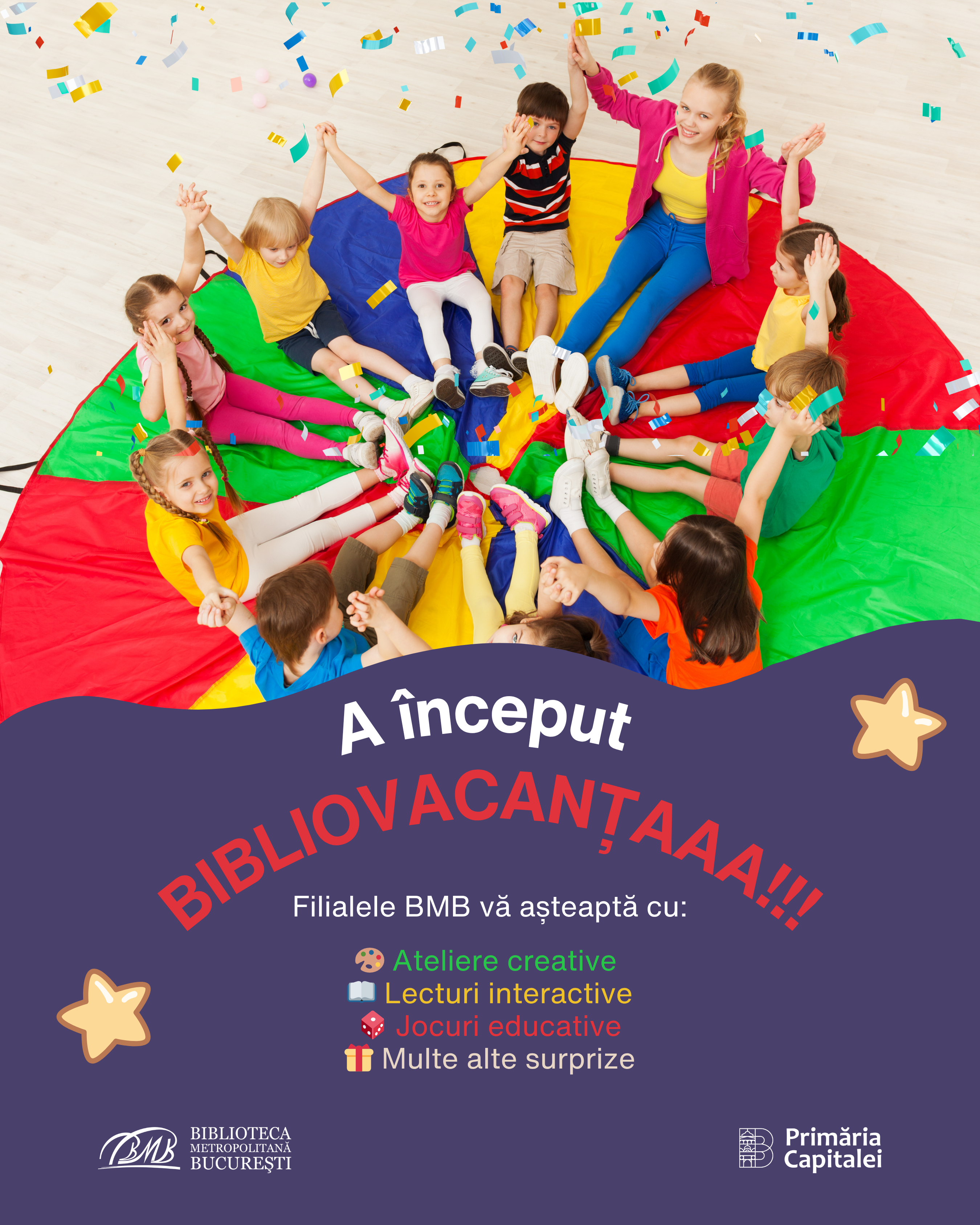 biblioteca devine spațiu de lectură, creativitate și descoperire pentru tinerii bucureșteni!