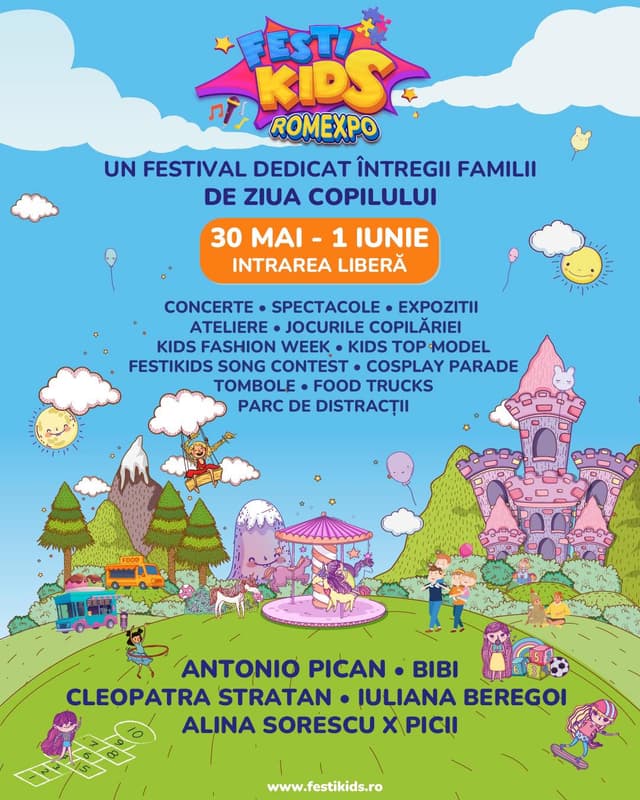  Festivalul Copilăriei Invadează Romexpo cu Magie și Distracție în Weekend!