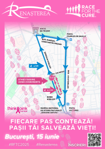  Cursa Caritabilă pentru Sănătatea Femeii te așteaptă pe 15 iunie în București!