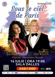 Concert crossover și recital francez la Sala Dalles