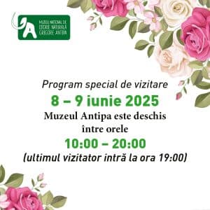  Program de Rusalii - Duminică și Luni pentru Expoziția Albania – File din Natură 10:00-20:00