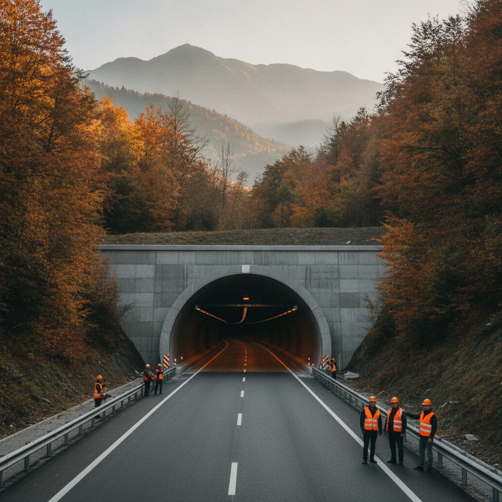 A1 Sibiu–Pitești: tunelul Momaia, pregătit pentru testele finale