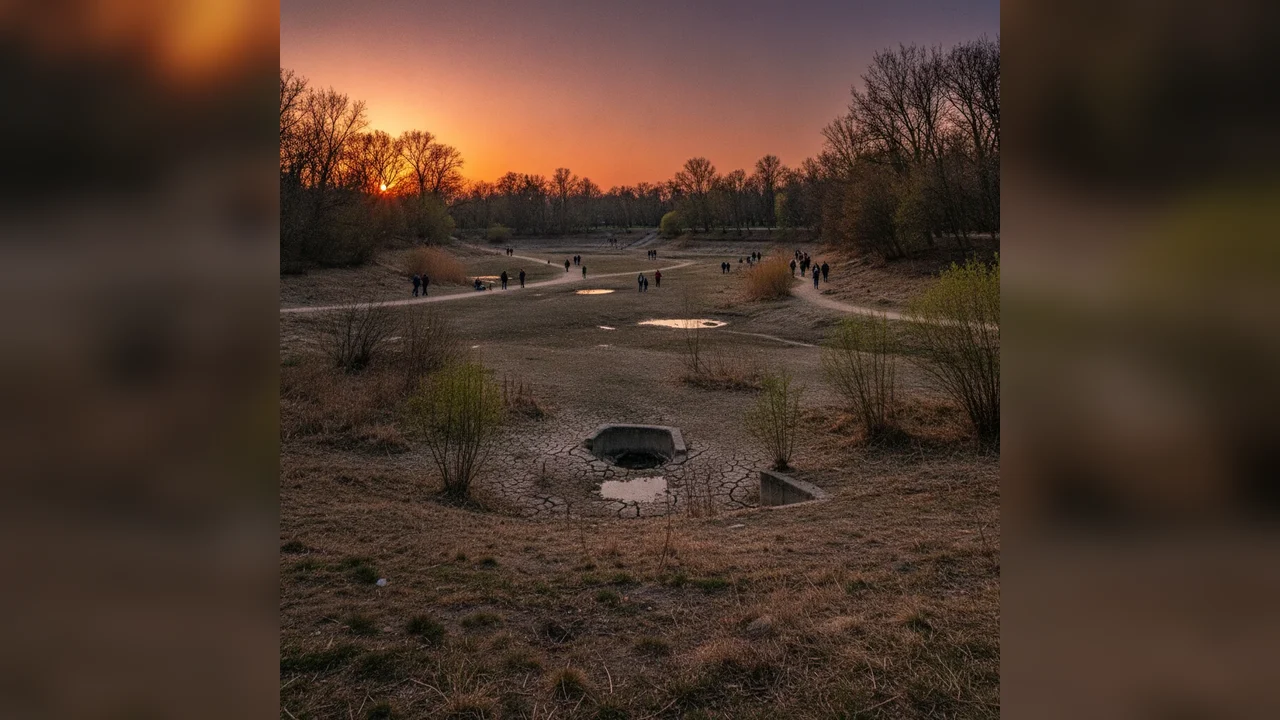 Apus spectaculos în Herăstrău, în timp ce parcul intră într-un amplu proiect de reabilitare