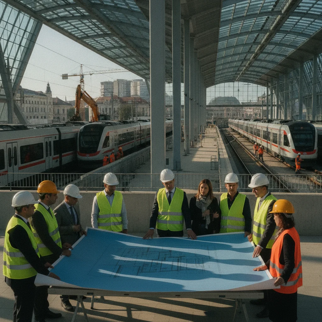 Complexul Feroviar București, proiect de 17,9 miliarde de lei: rețeaua metropolitană va fi modernizată pe 398 km