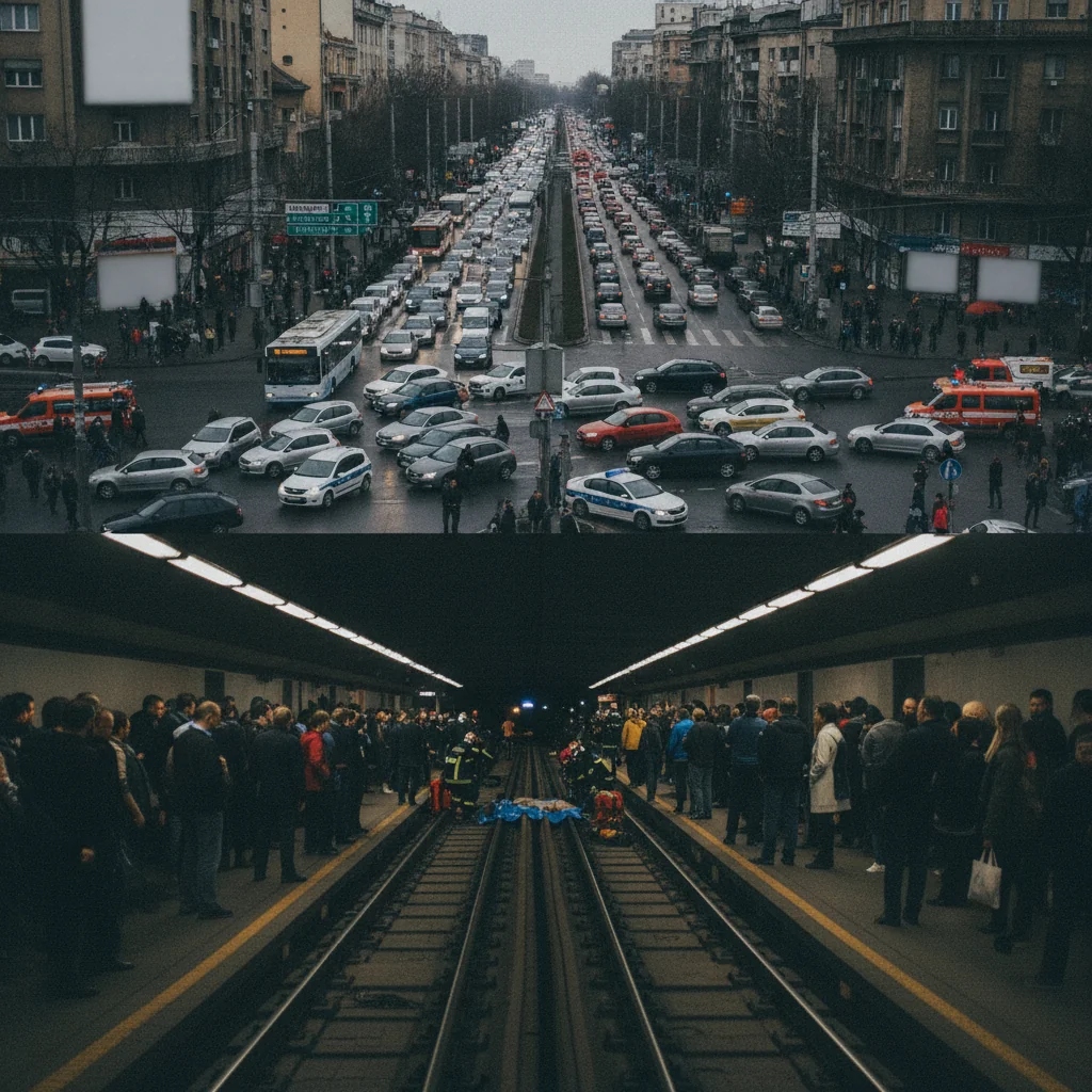 Incident la metrou, în stația Constantin Brâncoveanu: trenurile circulă normal