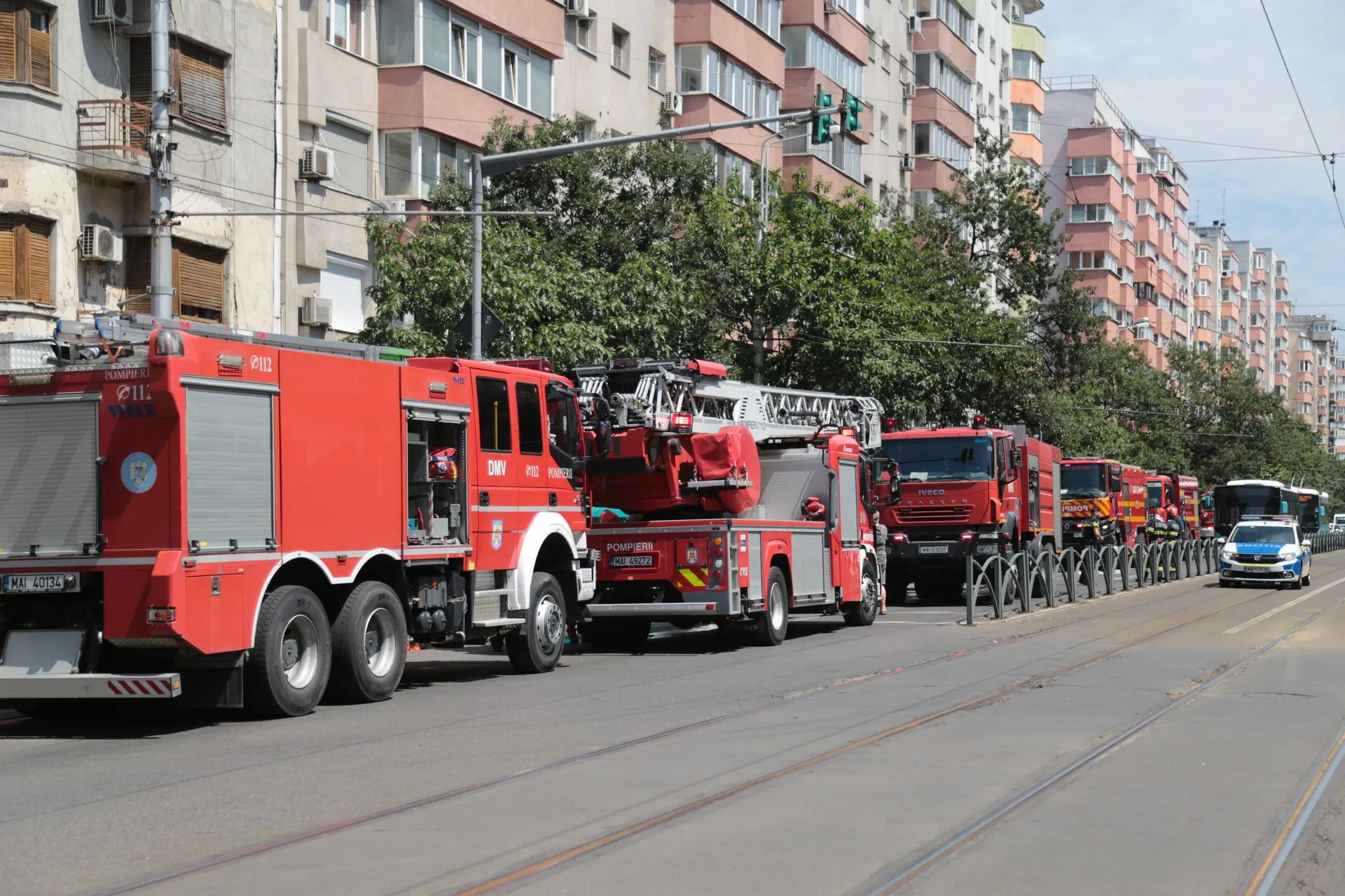 348 de urgențe în București–Ilfov: incendiu la anexă în Pantelimon