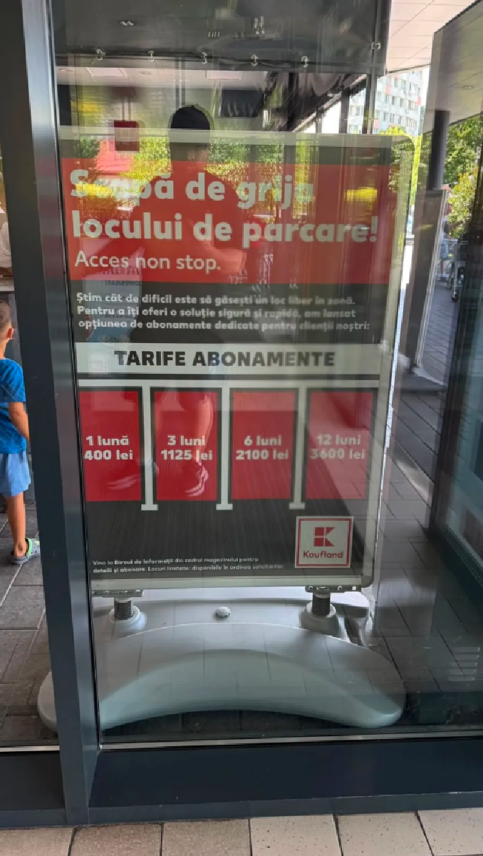 Kaufland Colentina oferă abonamente de parcare cu acces non-stop. Cât costă o lună și un an