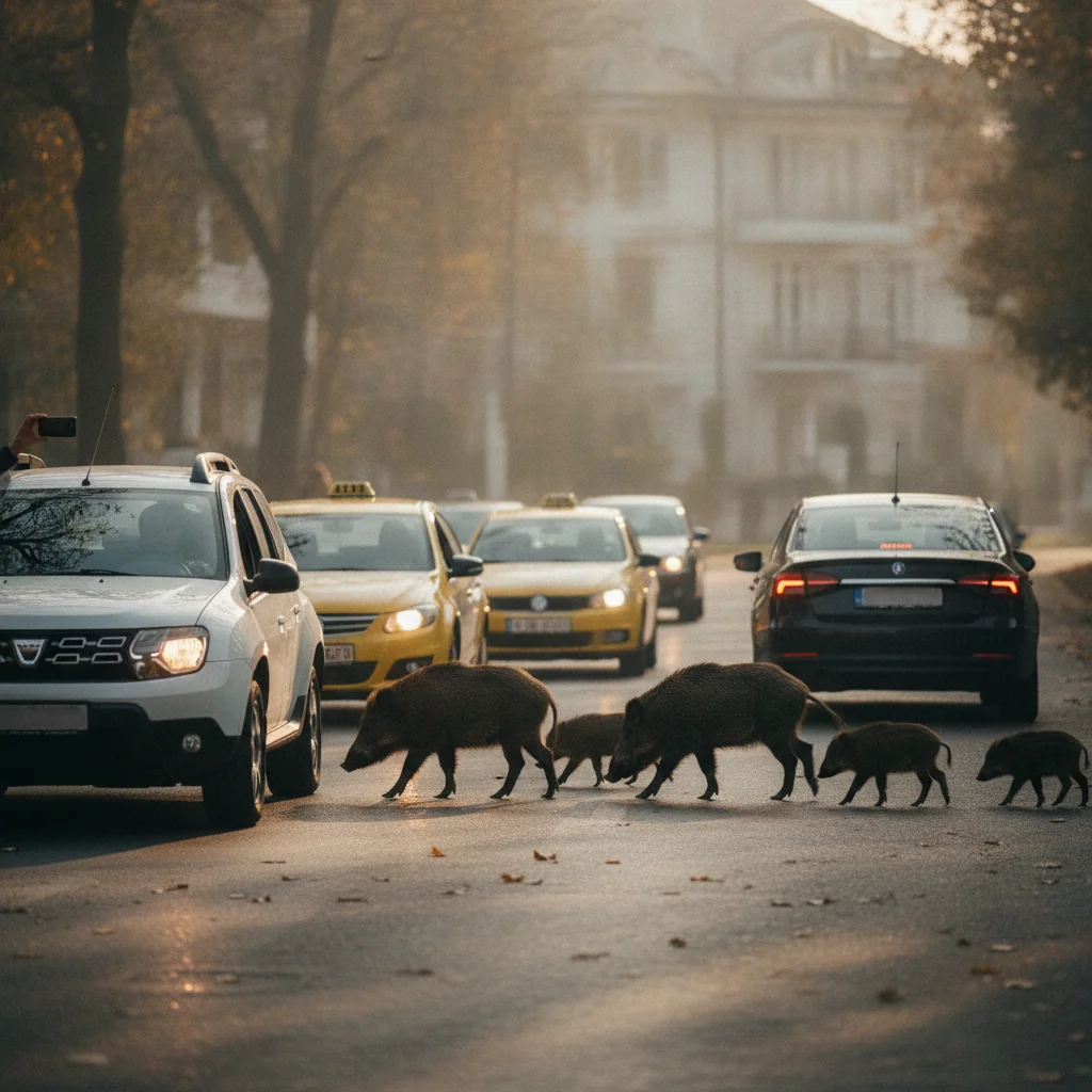Mistreții ajung în traficul din București: alerta din nordul orașului