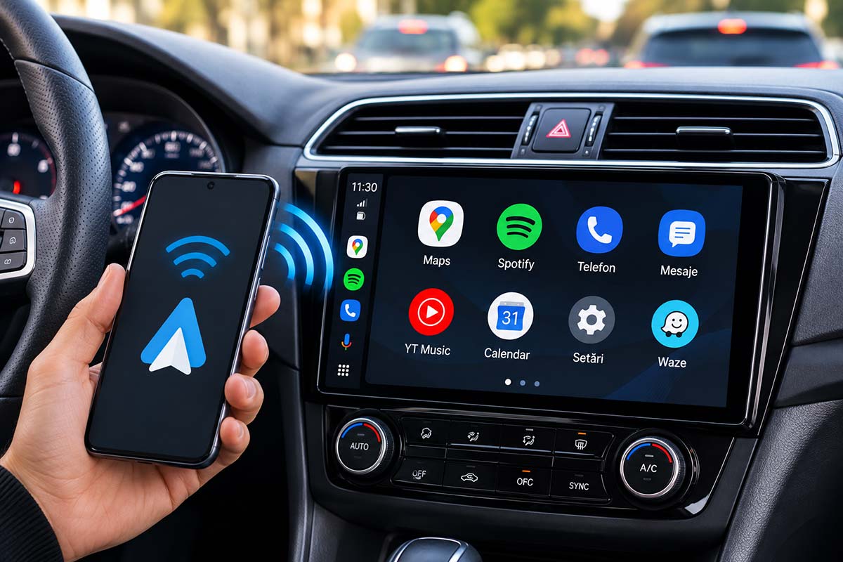Ce poți face cu Android Auto wireless și de ce este atât de apreciat de șoferii moderni