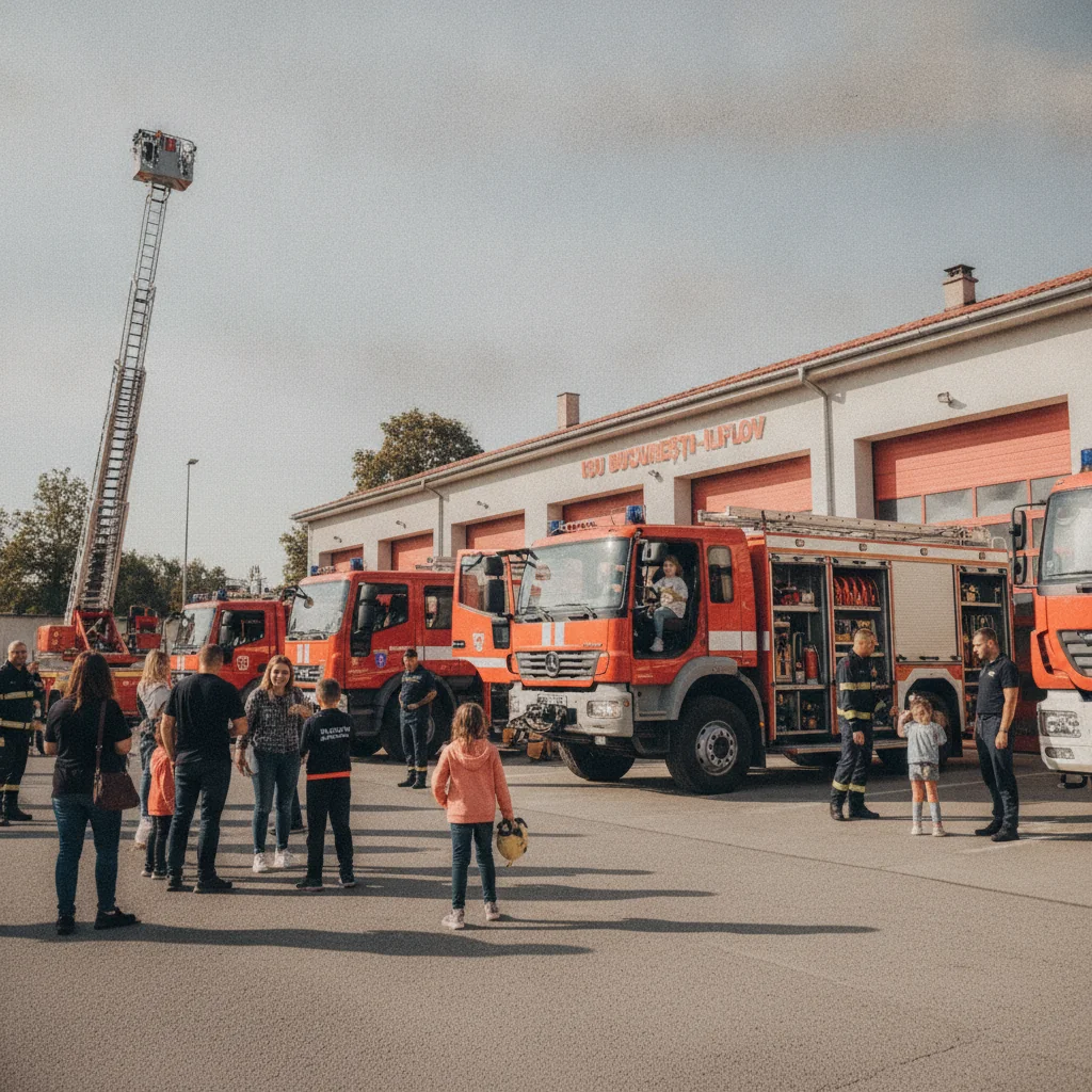 Pompierii din București și Ilfov își deschid porțile pentru public pe 13 septembrie