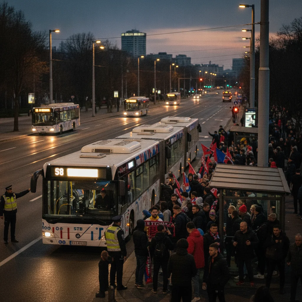 STB prelungește liniile 1, 10 și 104 pentru meciul FCSB – Oțelul Galați